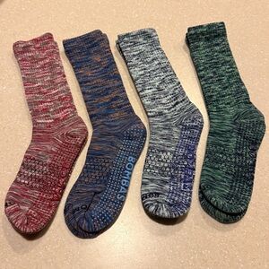 NEW Bombas Gripper Calf Socks Unisex Size Large Mens 9.5-13 Women’s 11-13 Bundle